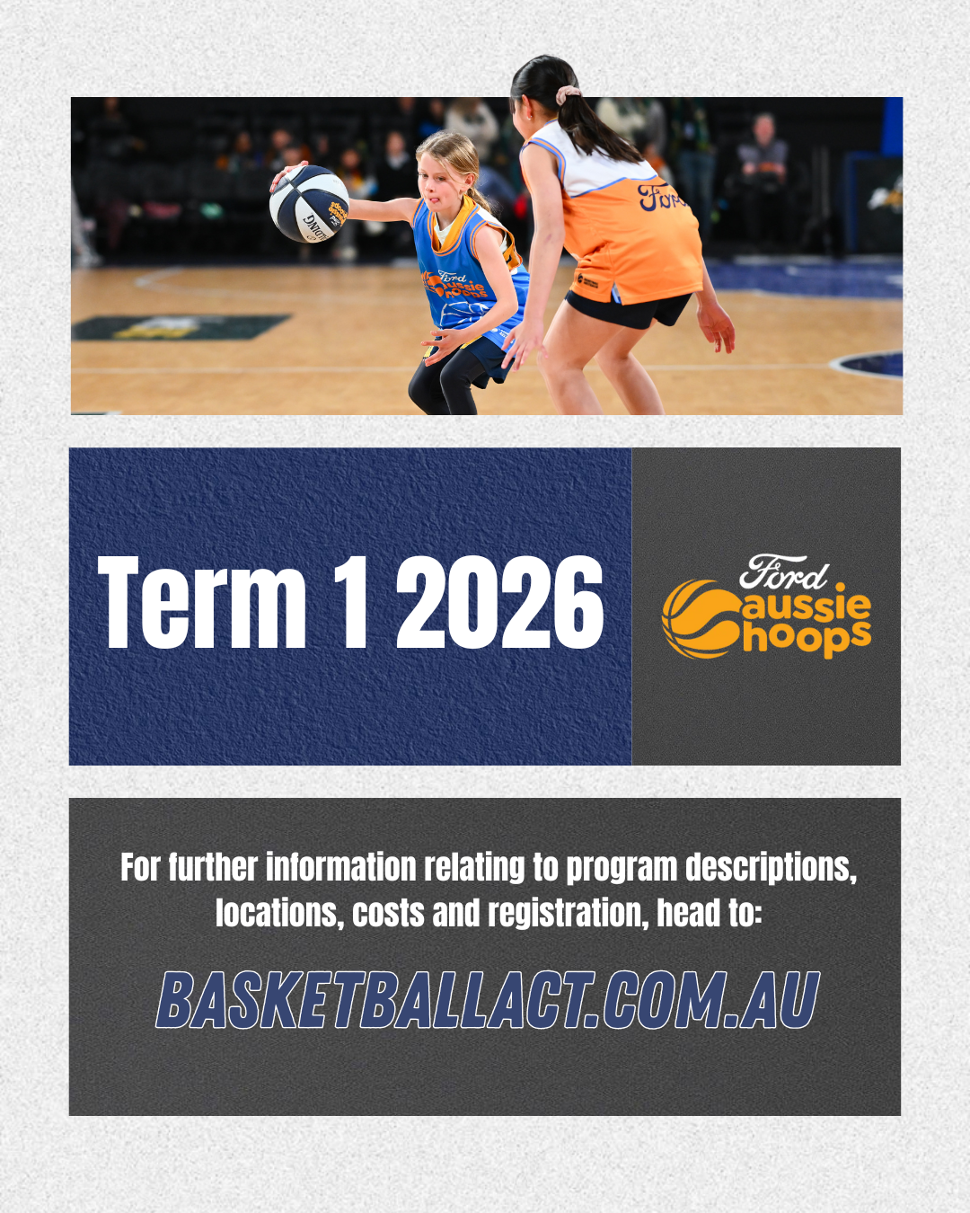 Poster: Last week to register for Term 1 Learn to Play programs 1 !