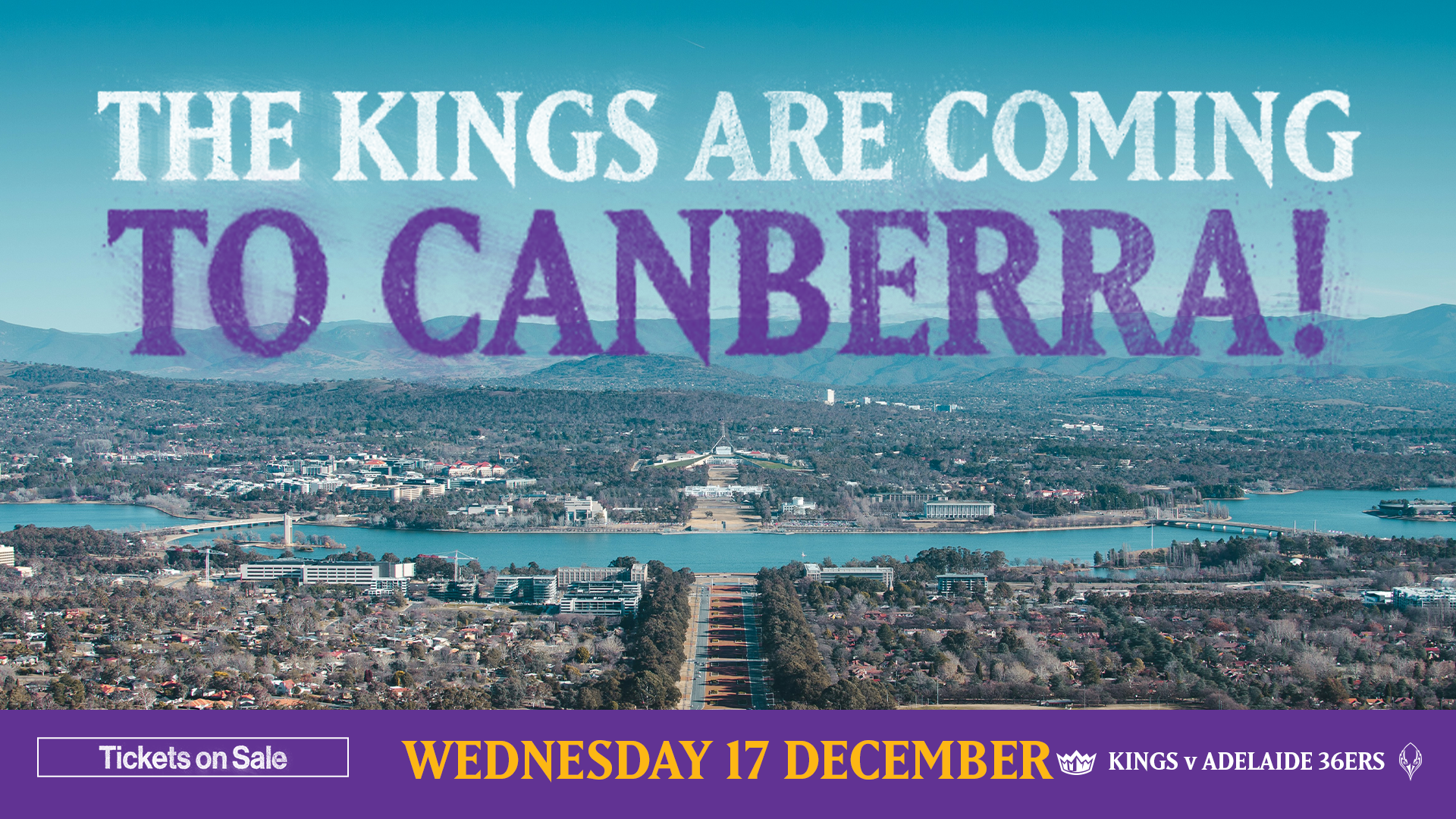 Poster: Sydney Kings Return to Canberra for an Ignite Cup Showdown!
